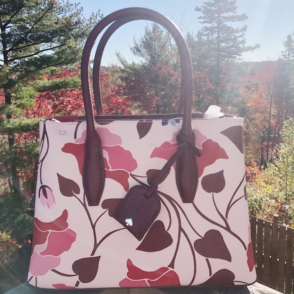 Kate Spade nouveau bloom top zip satchel - Picture 7 of 11